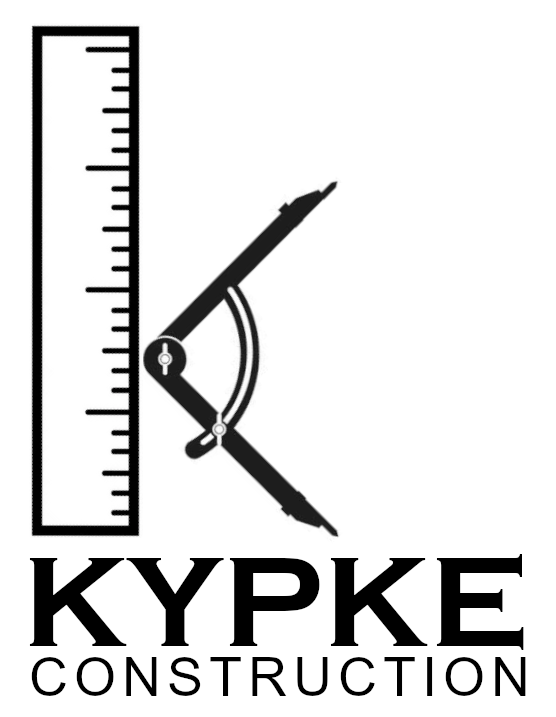 The Kypke construction logo black on white